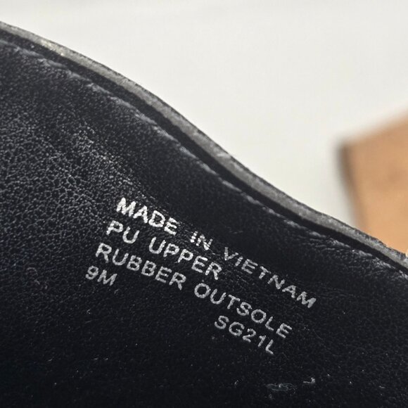 Michael Michael Kors Jilly black cork Platform slide wedge sandals womens size 9 - Picture 5 of 12